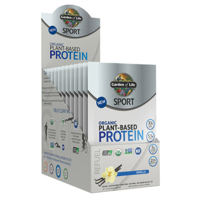 SPORT Organic Plant-Based Protein Vanilla 12 Packets