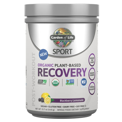 SPORT Organic Post-Workout Recovery Blackberry Lemonade 446 Grams