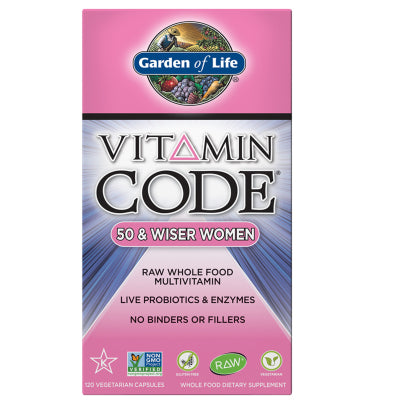 Vitamin Code 50 and Wiser Womens Multi 120 capsules