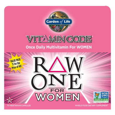 Vitamin Code RAW One for Women 75 capsules