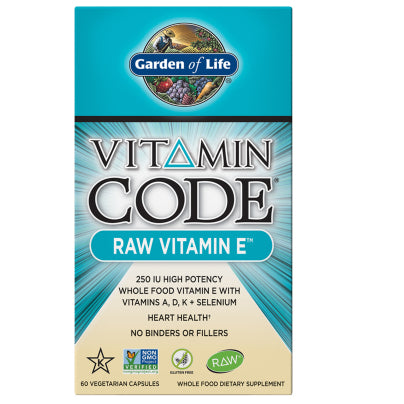 Vitamin Code RAW Vitamin E 60 capsules