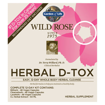 Wild Rose Herbal D-Tox Kit (12 Day) Kit