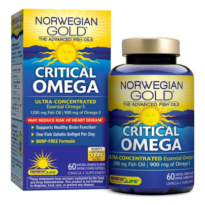 Norwegian Gold Critical Omega 60 Softgels