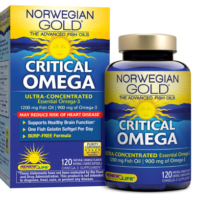 Norwegian Gold Critical Omega 120 Softgels