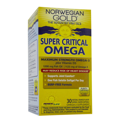 Norwegian Gold Super Critical Omega 30 Softgels