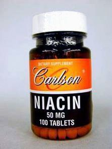 Niacin 50mg 100 tablets