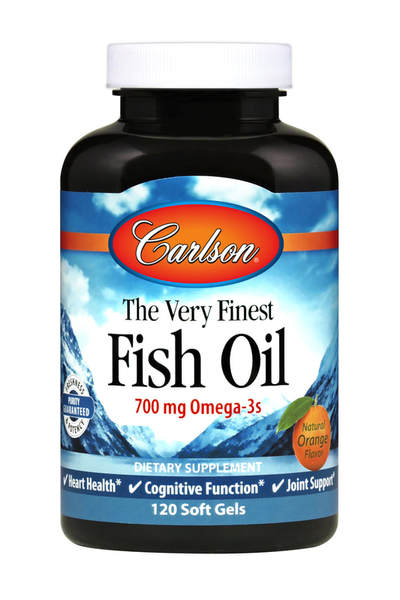 The Very Finest Fish Oil Orange 120 Softgels