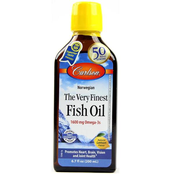 The Very Finest Fish Oil™ Liquid - Lemon 200 Milliliters