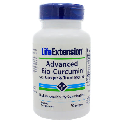 Advanced Bio-Curcumin with Ginger &amp; Turmerones 30 Softgels