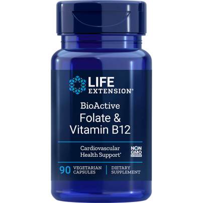 BioActive Folate &amp; Vitamin B12 90 capsules