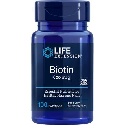 Biotin 600mcg 100 capsules