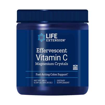 Effervescent Vitamin C Magnesium Crystals 180 Grams