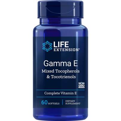 Gamma E Tocopherol/Tocotrienol 60 Softgels