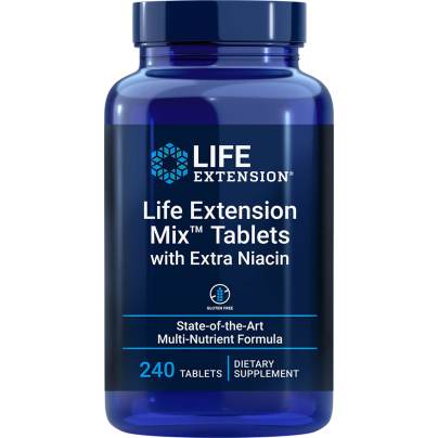 Life Extension Mix™ Tablets with Extra Niacin 240 tablets