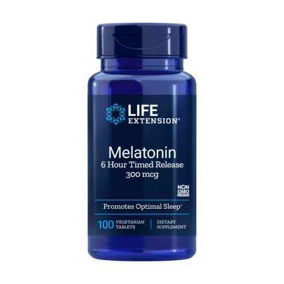 Melatonin 6 Hour Timed Release 300 mcg 100 tablets