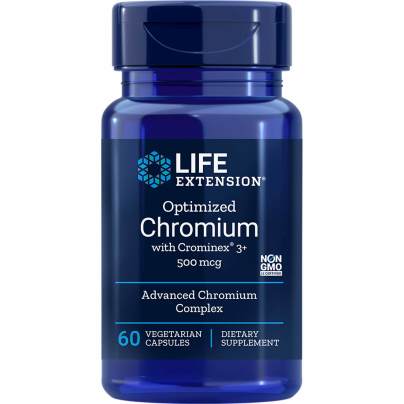 Optimized Chromium with Crominex 3+ 500mcg 60 capsules