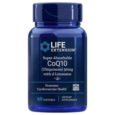 Super-Absorbable CoQ10 50mg 60 Softgels