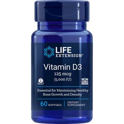Vitamin D3 5,000IU 60 Softgels