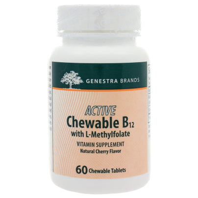 Active Chewable B12 + Methylfolate 60 Chewables