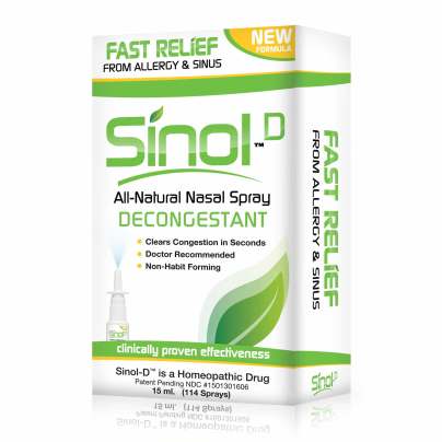 Sinol-D All Natural Decongestant 15 Milliliters