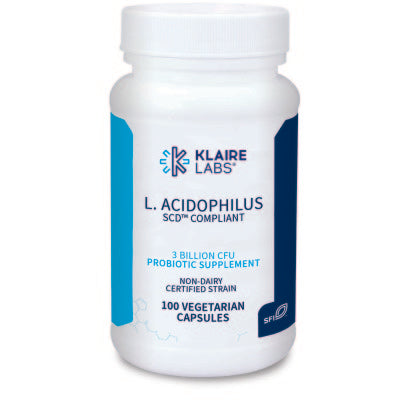 L. Acidophilus SCD Compliant Probiotic 100 capsules