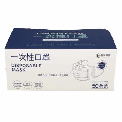 Disposable Face Mask (Common 3-Ply) 50 Pack
