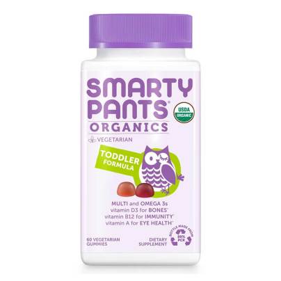 SmartyPants Organics Toddler Formula 60 gummies