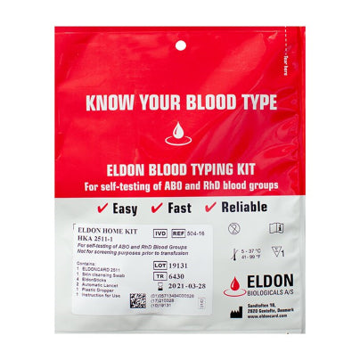 Home Blood Type Testing Kit Test Kit