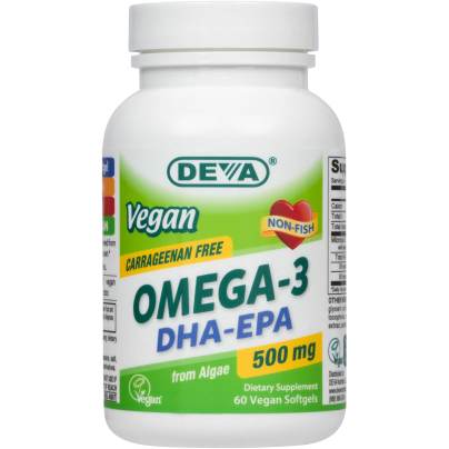 Vegan DHA-EPA 500mg 60 Softgels