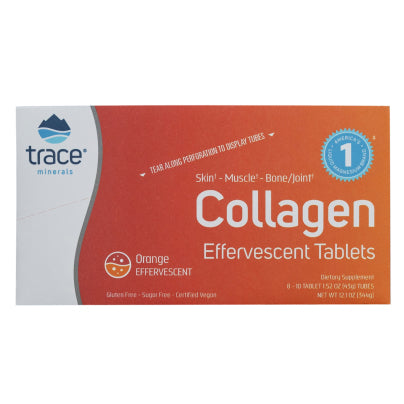 Collagen Effervescent Tablets Display Box 8 Tubes