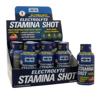Electrolyte Stamina Shot Display 12 pack
