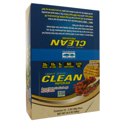 TMRFIT Series Protein Bar Peanut Butter w/Goji Berries 12 bars