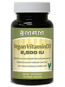 Vegan Vitamin D3 2500IU 60 capsules