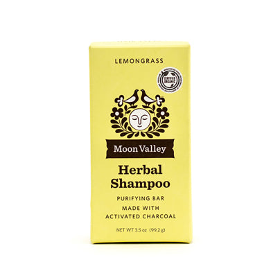 Herbal Shampoo Bar - Lemongrass Charcoal 4 Ounces