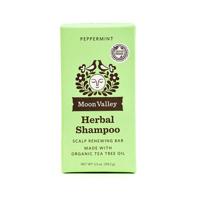 Herbal Shampoo Bar - Peppermint Tea Tree 4 Ounces