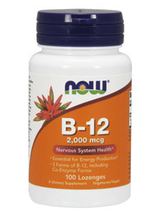 B-12 2000mcg 100 lozenges