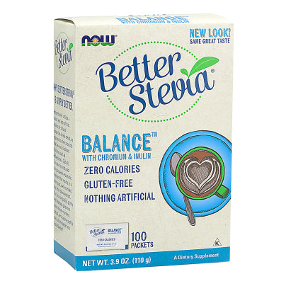 BetterStevia® Balance with Chromium & Inulin 100 packets