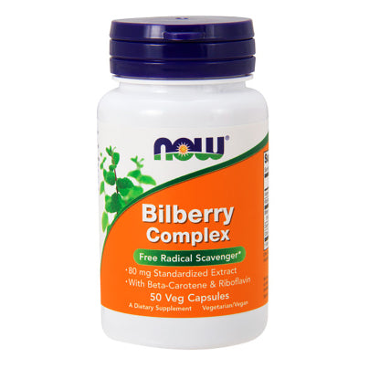 Bilberry Complex 80mg 50 capsules
