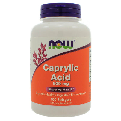 Caprylic Acid 600mg 100 Softgels