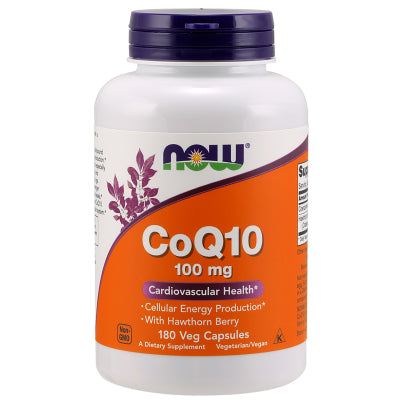 CoQ10 100mg with Hawthorn Berry Veg Capsules 180 capsules