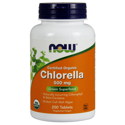 Organic Chlorella 500mg 200 tablets