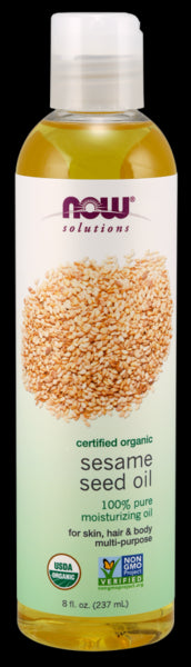 Organic Sesame Seed Oil 8 Ounces