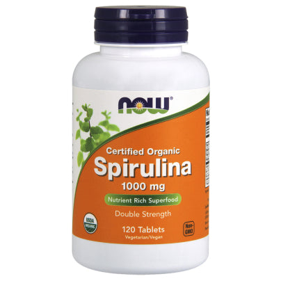 Organic Spirulina 1000mg 120 tablets