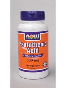 Pantothenic Acid 500mg 100 capsules