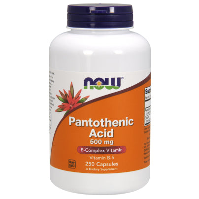 Pantothenic Acid 500mg 250 capsules
