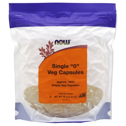 Single 0 Vcaps Empty 1000 capsules