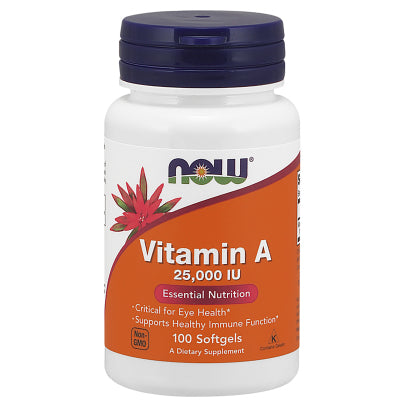 Vitamin A 25,000IU 100 Softgels