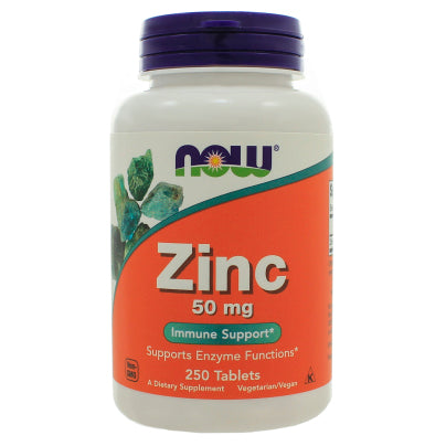 Zinc 50mg 250 tablets