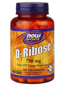 D-Ribose 750mg 120 capsules