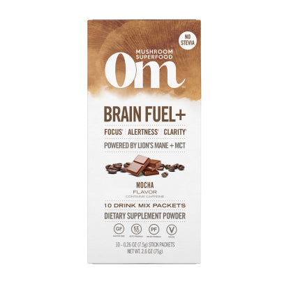 Brain Fuel+ Mocha Mushroom Superfood Packets 10 Packets